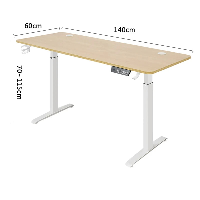 Electric Height Adjustable Standing Desk - Motorized Sit-Stand Home Office