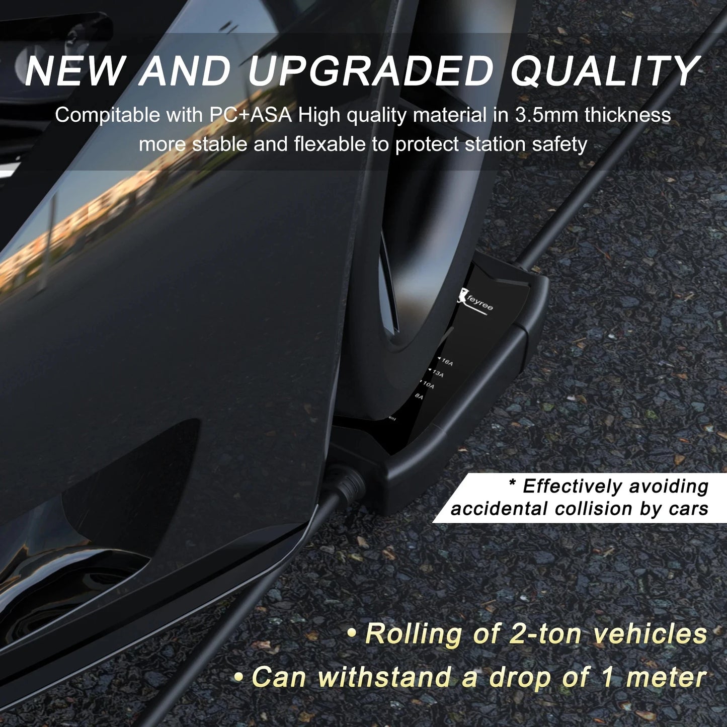 Portable EV Charger 3.5KW Level 2 Electric Vehicle Charging Cable 16A
