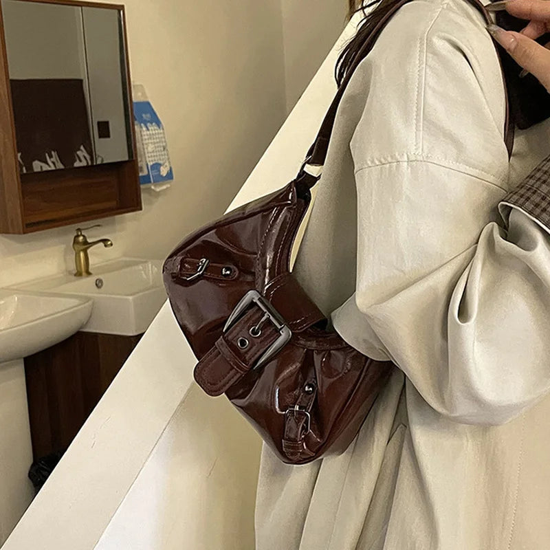 Luxury Retro Pleated Hobo Bag