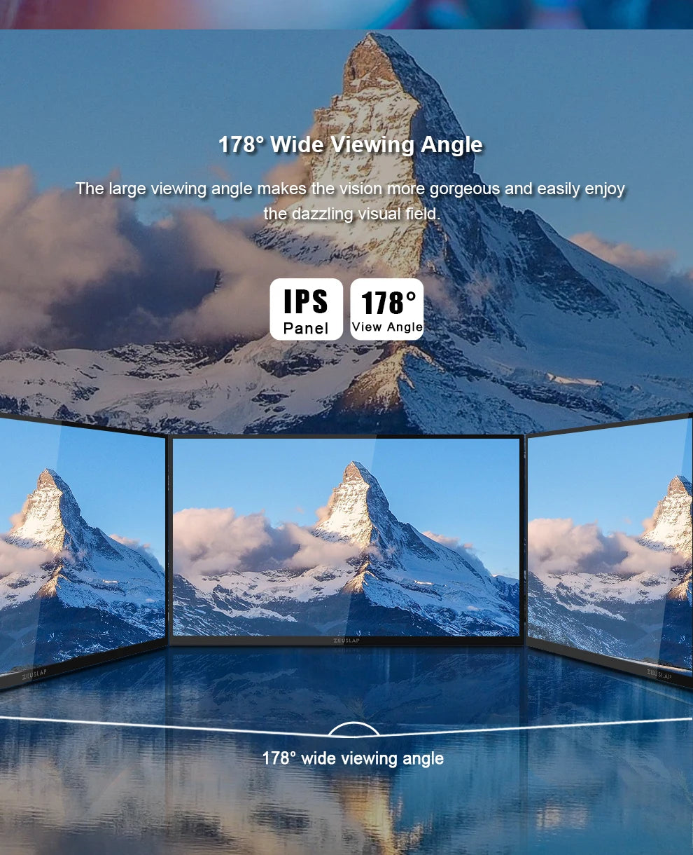 18.5" Smart Portable Touch Monitor with Google TV & Built-in Streaming - 15