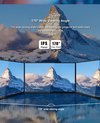 18.5" Smart Portable Touch Monitor with Google TV & Built-in Streaming