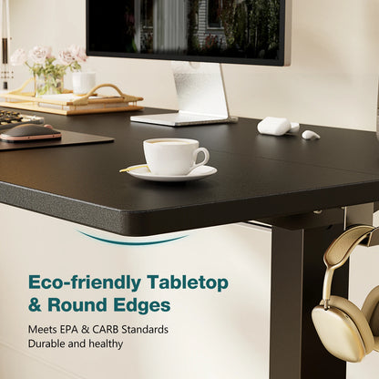 Electric Standing Desk - Ergonomic Height Adjustable Sit Stand Workstation