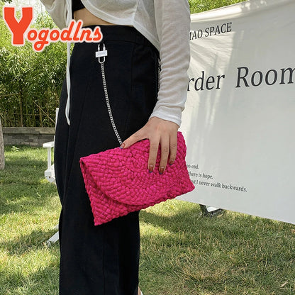 Luxury Woven Straw Clutch