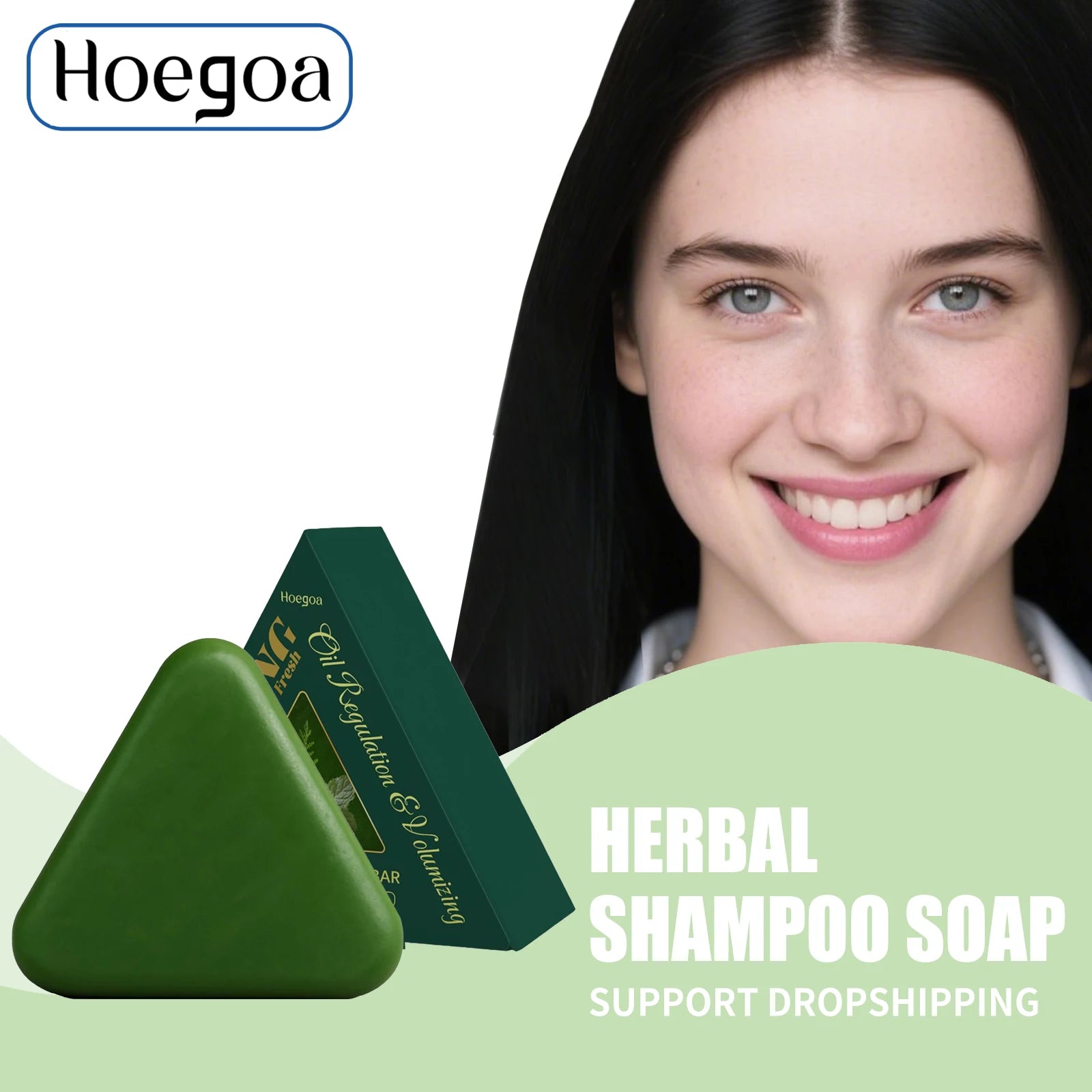 Natural Herbal Hair Growth Shampoo Bar - Anti-Hair Loss & Oil Control Soap - 1