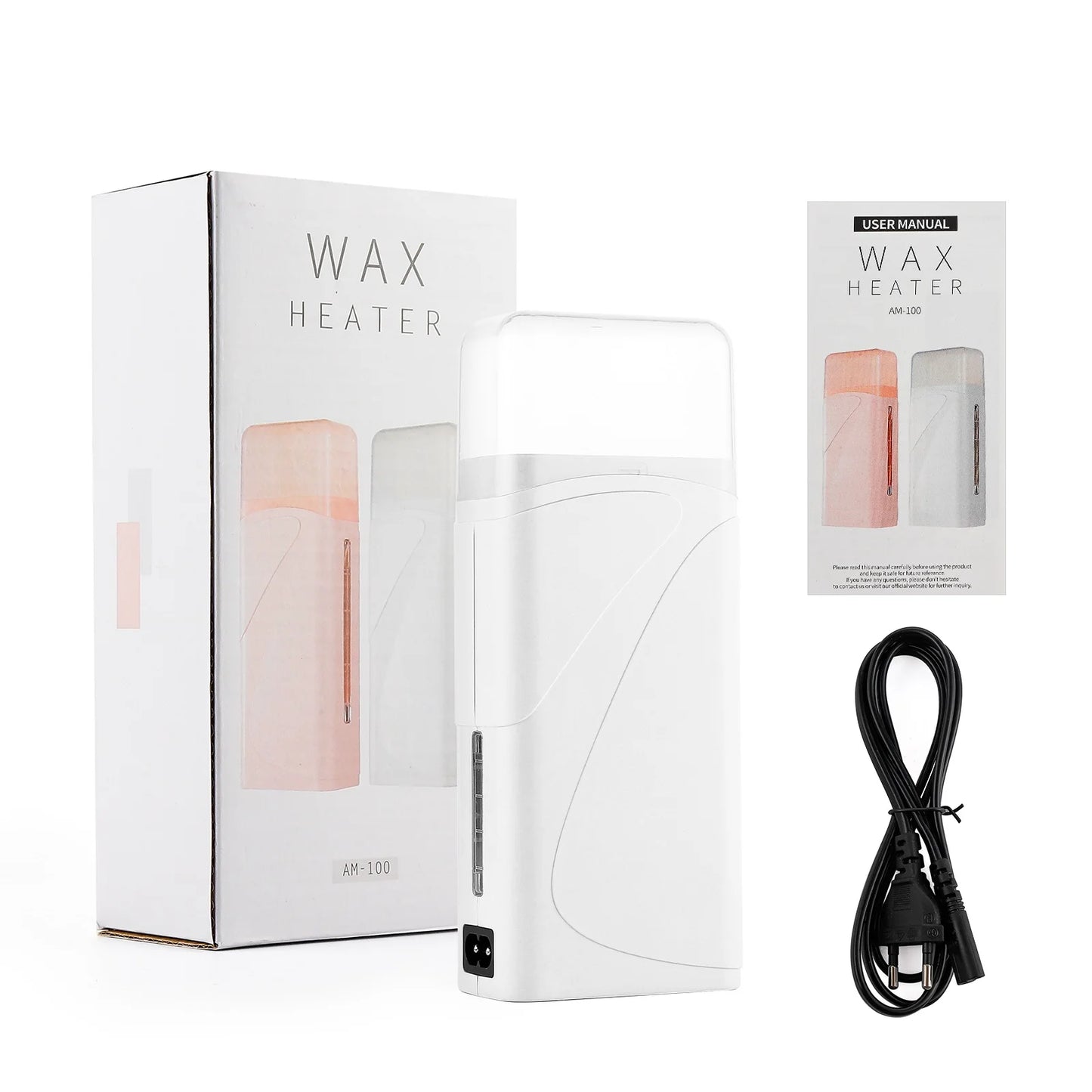 Electric Roll-On Wax Heater - Portable Hair Removal Warmer