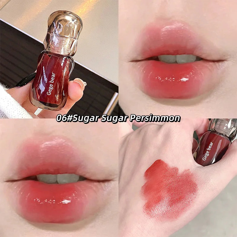 Crystal Gloss Hydrating Lip Tint - Long-Lasting Mirror Finish Plumper