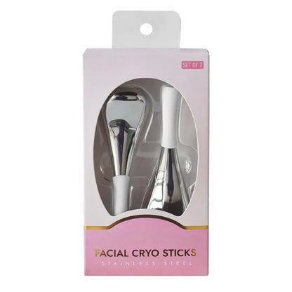 Stainless Steel Facial Cryo Sticks for Skin Tightening and Puffiness Relief