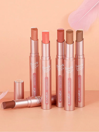 Gradient Two-Tone Eyeshadow Stick - Waterproof Shimmer Eye Makeup