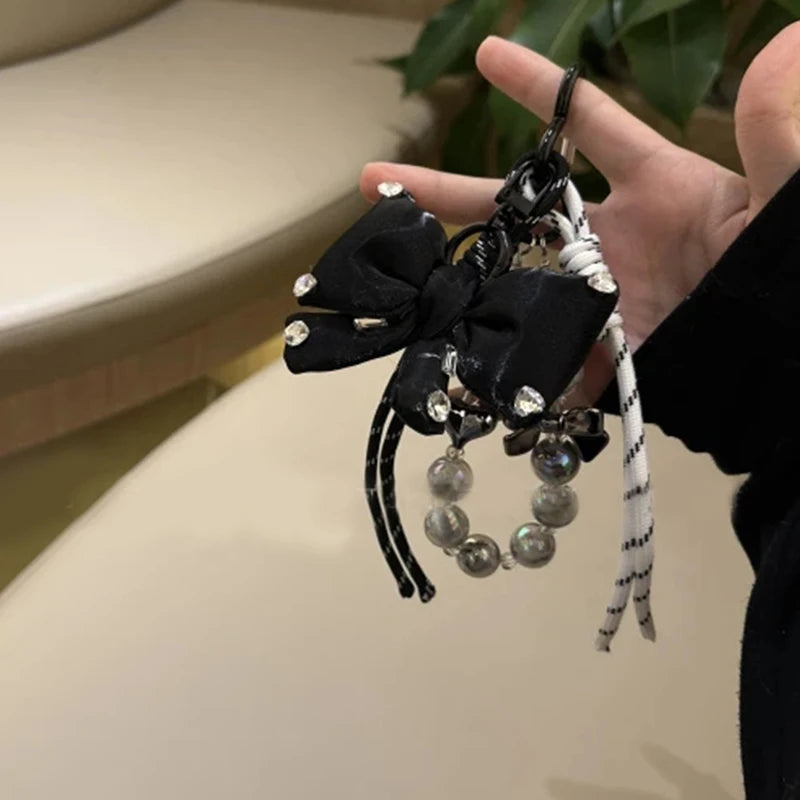 Luxury Metal Bow Keychain
