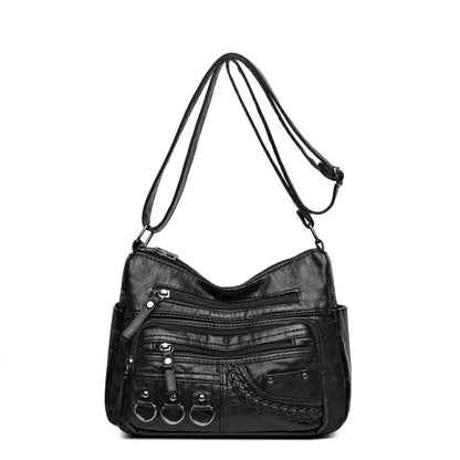 Luxury Vintage PU Leather Handbag