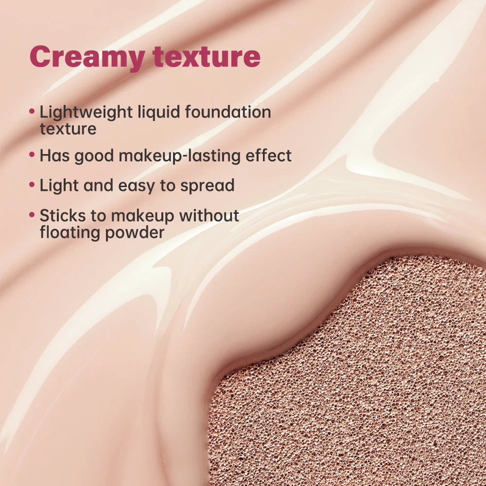 Semi-Matte Cushion Foundation - Full Coverage CC Cream