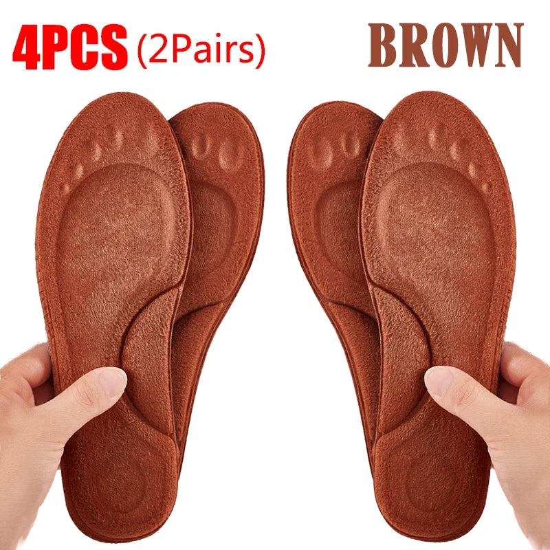 4D Arch Support Orthopedic Insoles - Shock-Absorbing Thermal Shoe Inserts