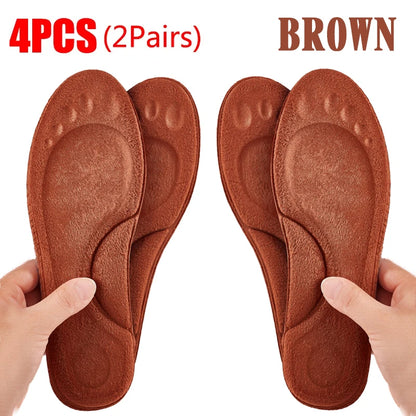 4D Arch Support Orthopedic Insoles - Shock-Absorbing Thermal Shoe Inserts