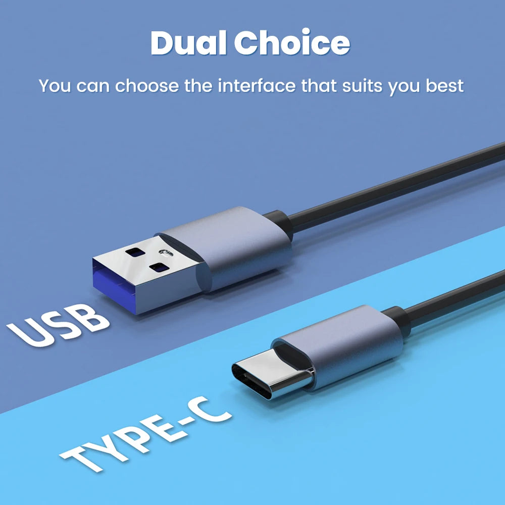 6-in-1 USB & Type-C Memory Card Reader - Fast Data Transfer for All Cards - 5