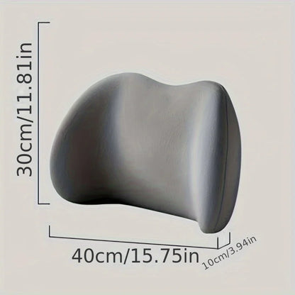 Ergonomic Memory Foam Lumbar Support Pillow for Office & Car Seat
