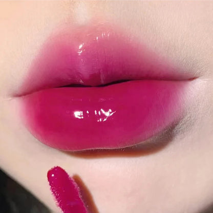 Glass-Like Lip Lacquer - Mirror Shine Hydrating Long-Lasting Lipstick