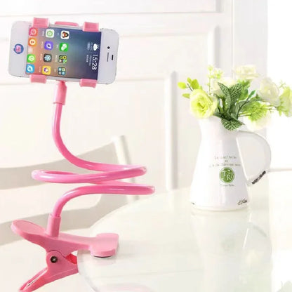 Flexible Gooseneck Phone Holder - Hands-Free Bed & Desk Mount Stand