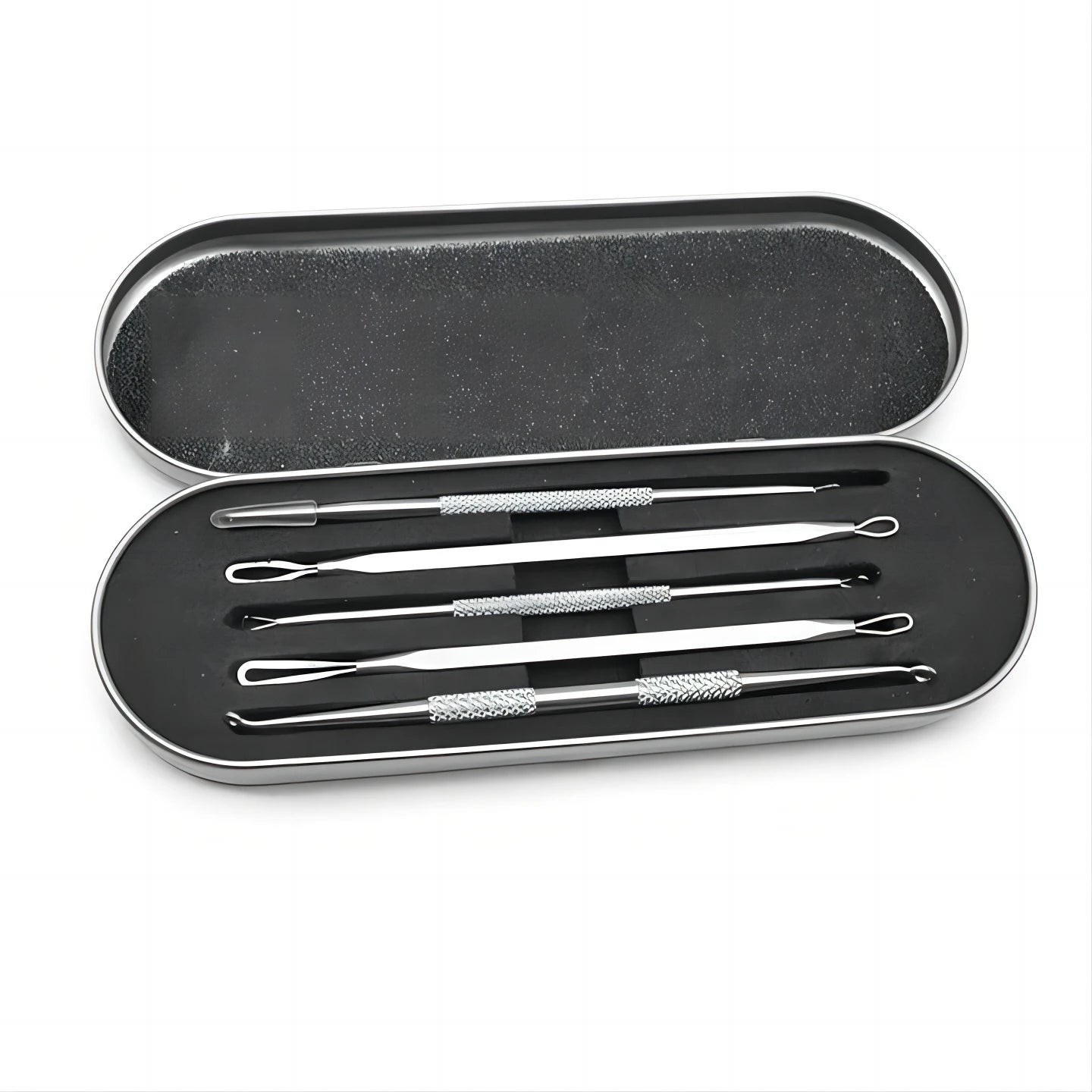 Professional Stainless Steel Blackhead Extractor & Pimple Popper Tool Kit - 22
