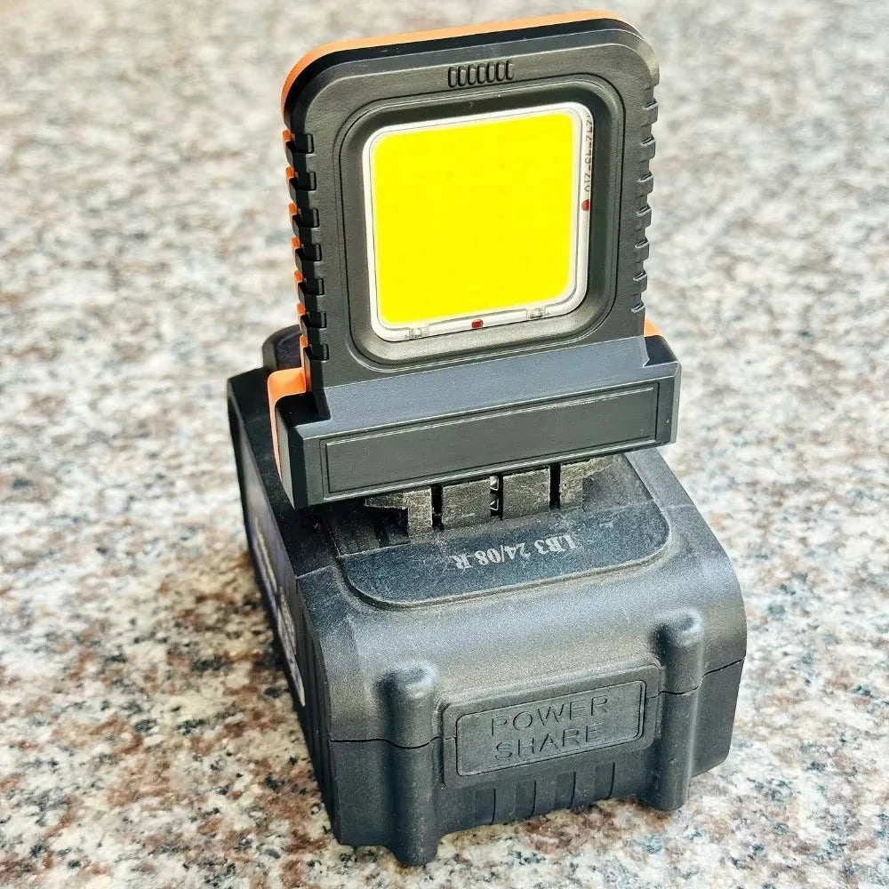 21V Portable LED Work Light for Power Tool Batteries