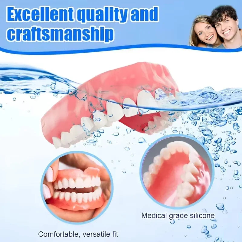Instant Snap-On Smile Veneers – Custom Fit Reusable Cosmetic Teeth Restoration - 11