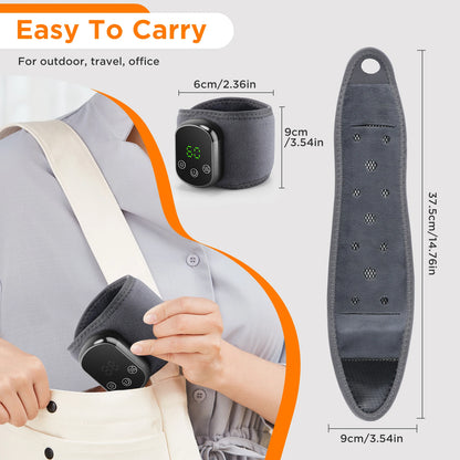 Electric Heated Wrist Massager with Vibration Therapy for Pain Relief