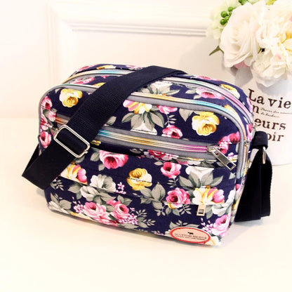 Luxury Vintage Floral Canvas Tote