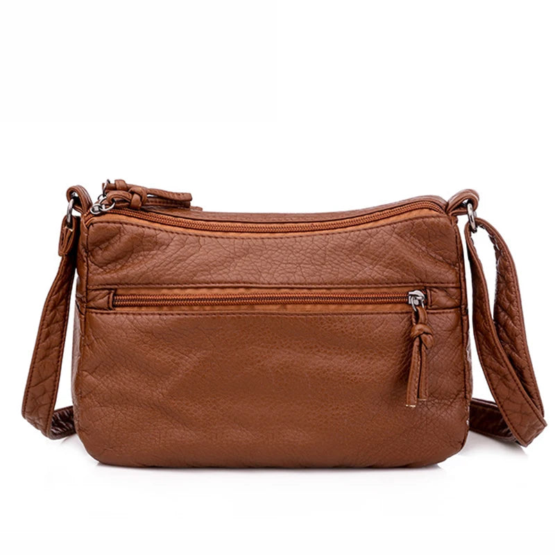 Luxury Vintage Leather Bucket Bag