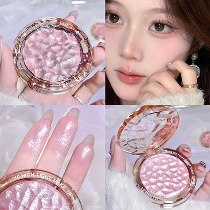 Shimmer Glow Highlighter & Contour Palette - Long-Lasting Radiant Finish