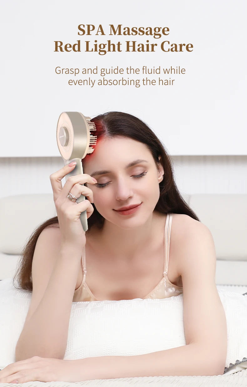 4-in-1 Electric Scalp Massager & Hair Growth Serum Applicator Brush - 13