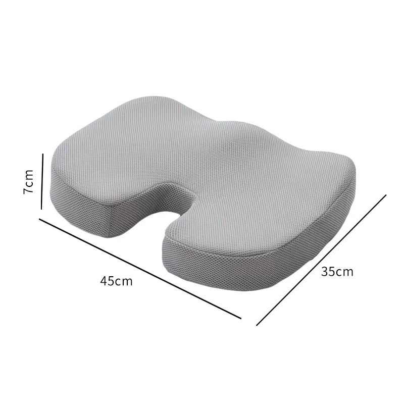 Ergonomic Memory Foam Seat Cushion for Tailbone & Back Pain Relief - 6