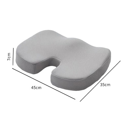 Ergonomic Memory Foam Seat Cushion for Tailbone & Back Pain Relief