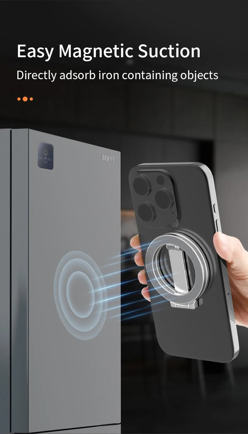 Foldable Magnetic Phone Holder for MagSafe - Universal Gym & Car Mount