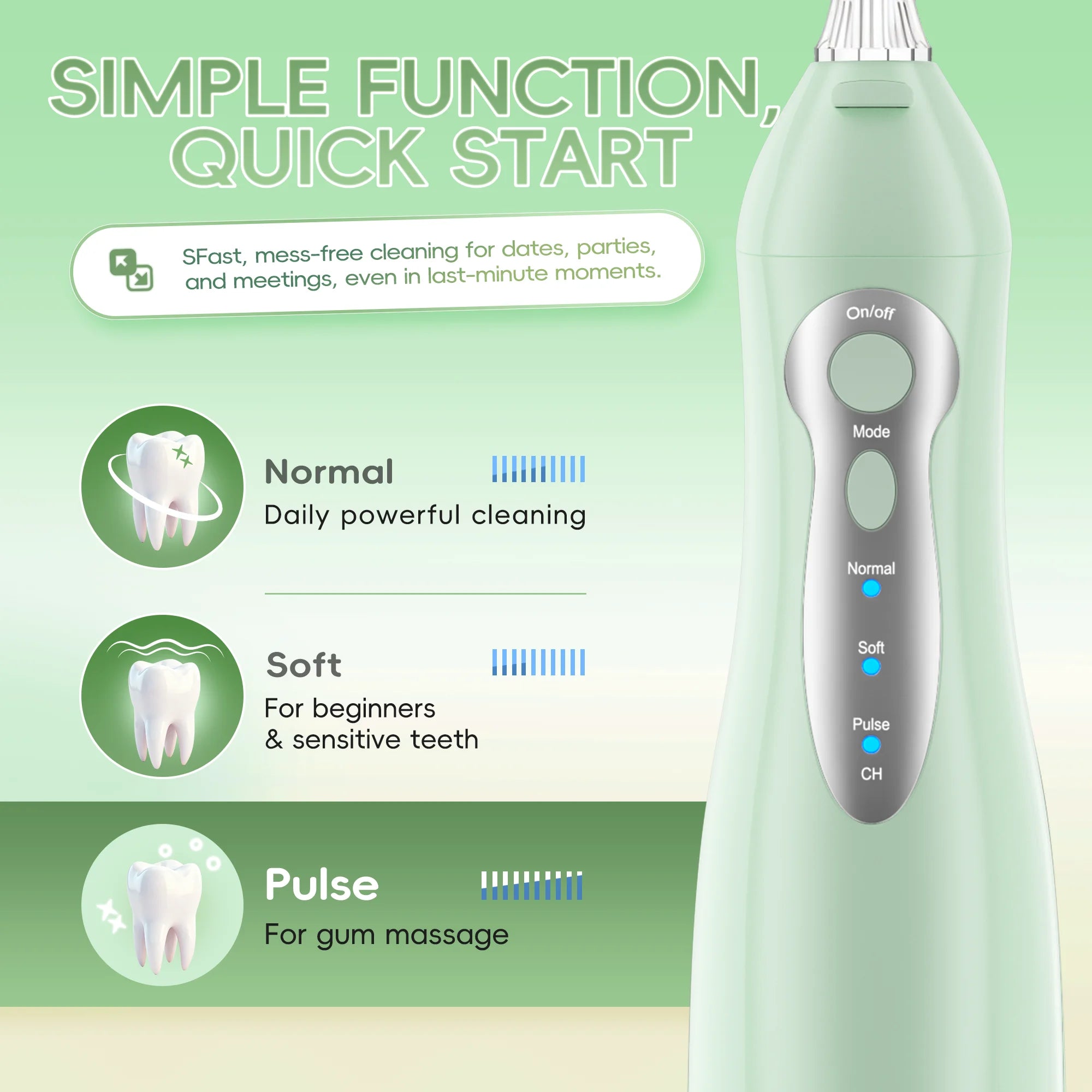 Electric Nasal Irrigator & Oral Irrigator Combo for Sinus Relief and Dental Care - 4