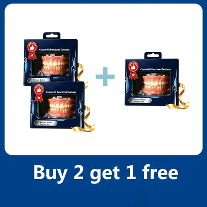 Custom-Fit Silicone Cosmetic Teeth Veneers for Confident Smile