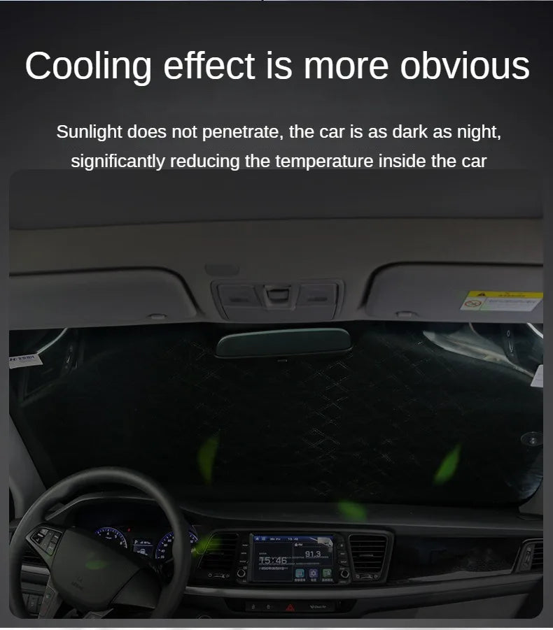 Magnetic Car Windshield Snow Cover & Frost Shield