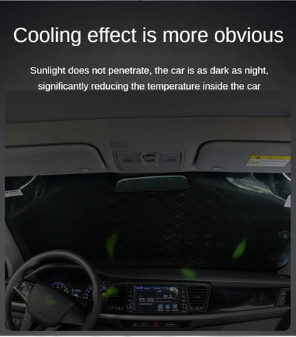 Magnetic Car Windshield Snow Cover & Frost Shield