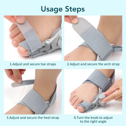 Adjustable Bunion Corrector & Big Toe Straightener for Pain Relief