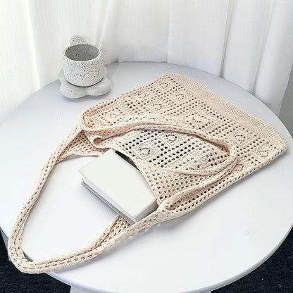 Luxury Hollow Crochet Tote