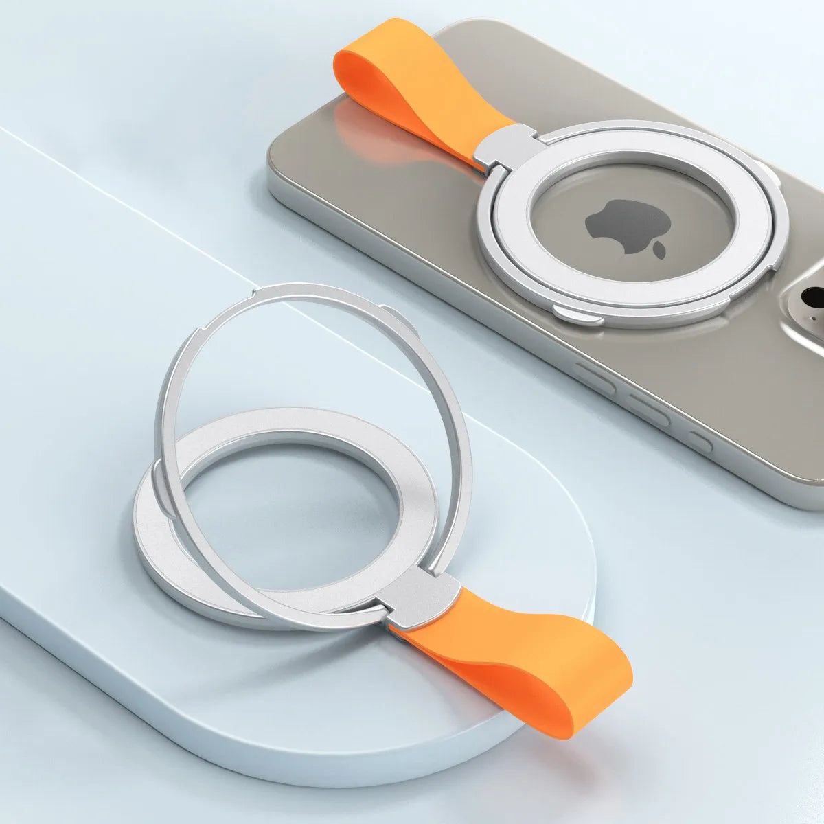 Magnetic Phone Ring Holder Stand for MagSafe iPhone 16 15 14 13 Series - 6