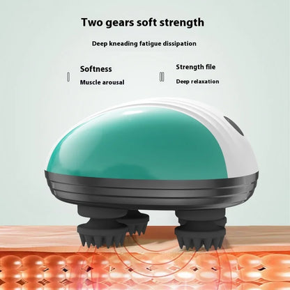 Electric Pet & Human Scalp Massager - Deep Tissue Kneading Tool