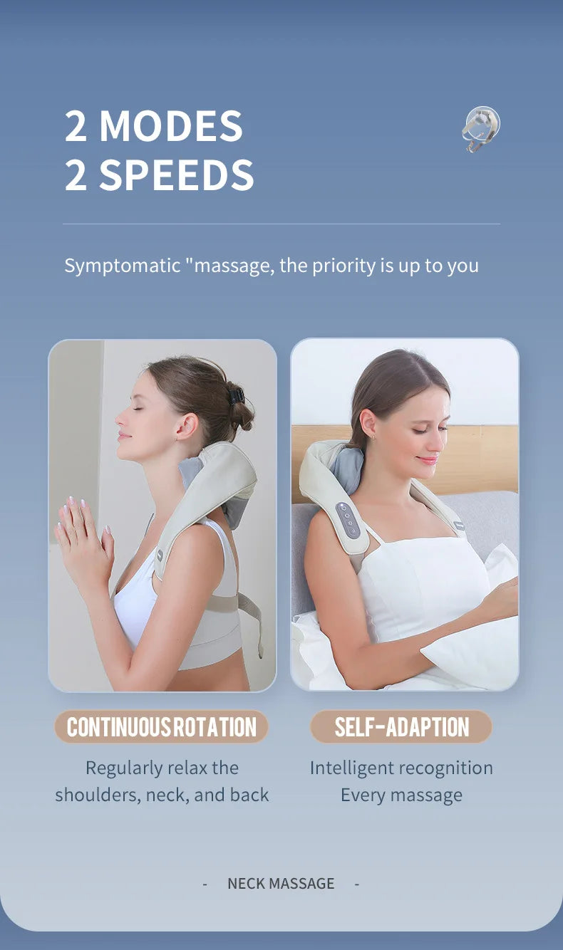 Brushless Neck & Shoulder Massager for Deep Trapezius Relief