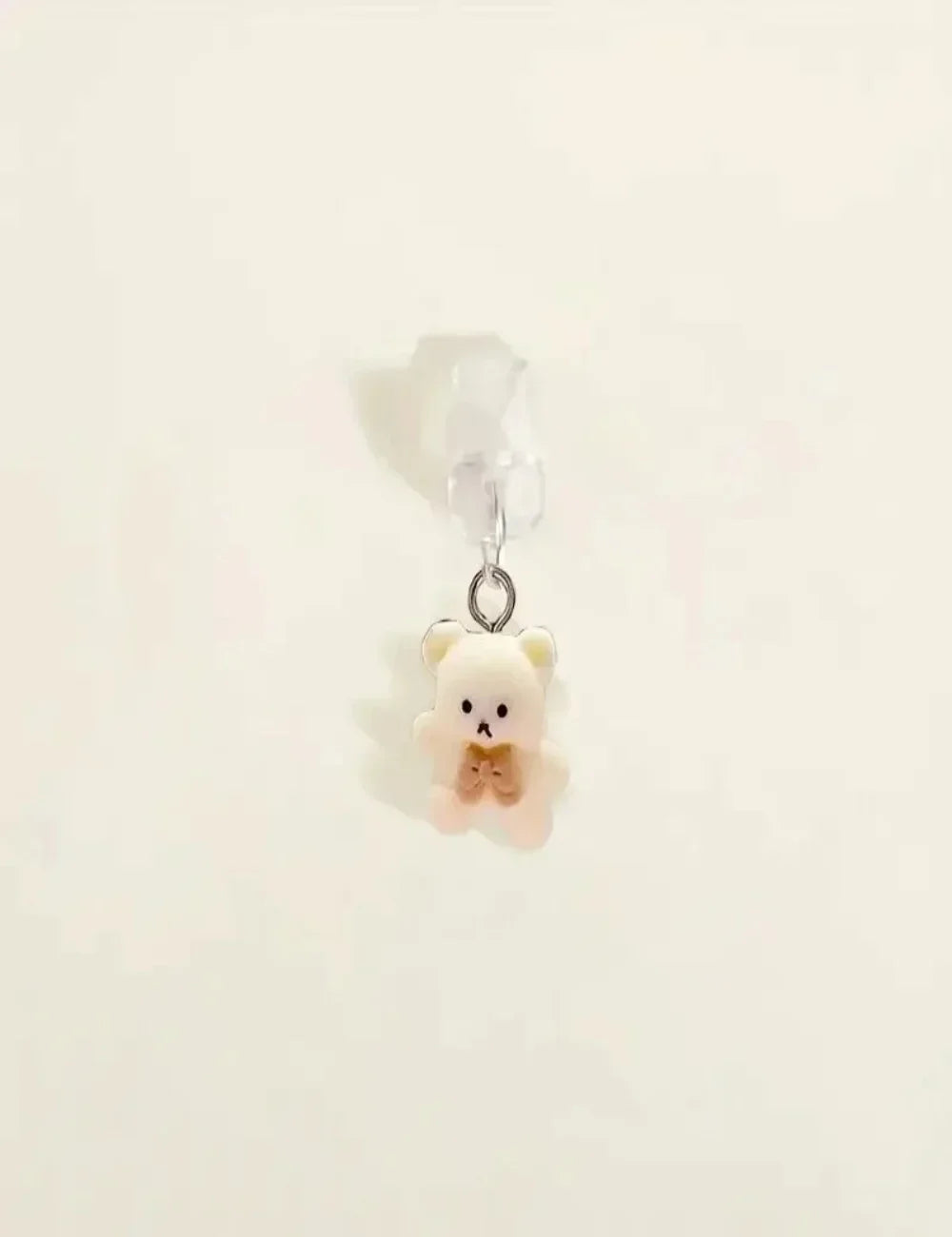 Cute Bear Phone Charging Port Dust Plug & Protection Charm - 15