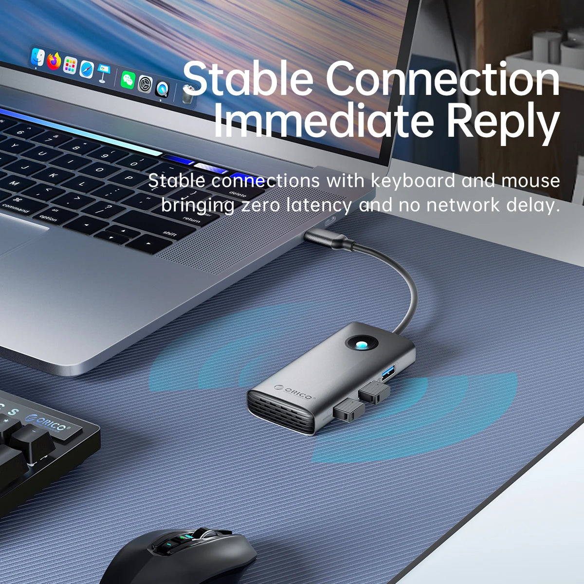 ORICO 10-in-1 USB-C Docking Station 4K HDMI Hub for Laptop & MacBook