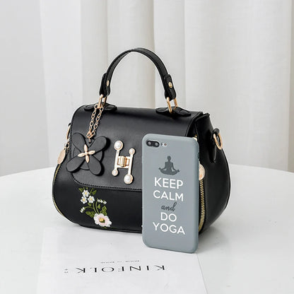 Luxury Embroidered Bucket Bag