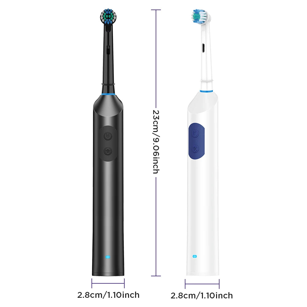 Rechargeable Rotating Electric Toothbrush with 5 Cleaning Modes