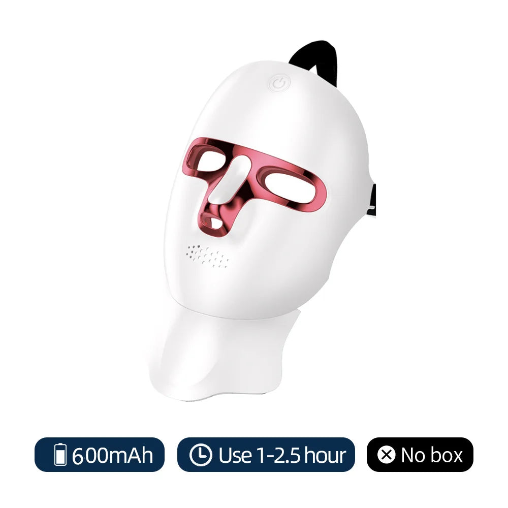 7 Color LED Face & Neck Mask - Anti-Aging Light Therapy - 49
