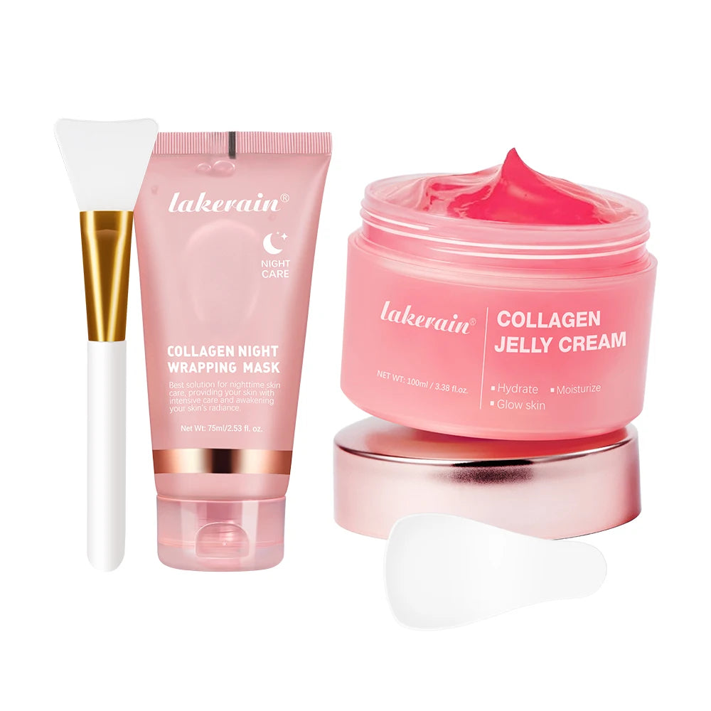 Overnight Collagen Wrapping Mask - Hydrating Peel-Off Facial Gel - 7