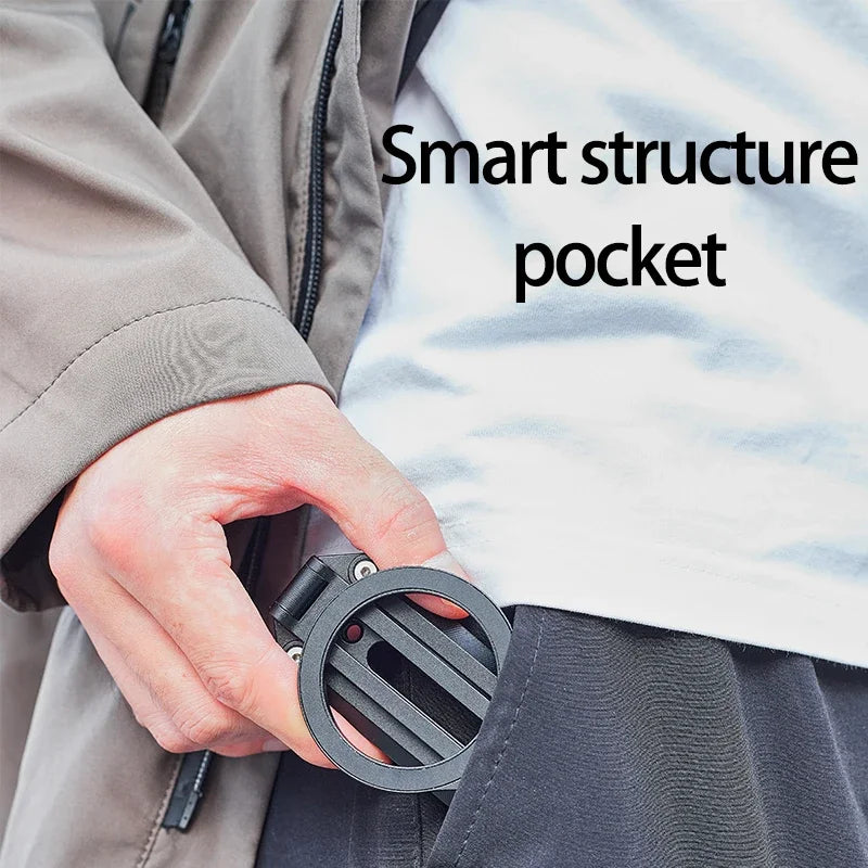 Foldable Magnetic Phone Stand for MagSafe - Aluminum Desktop Tripod - 4