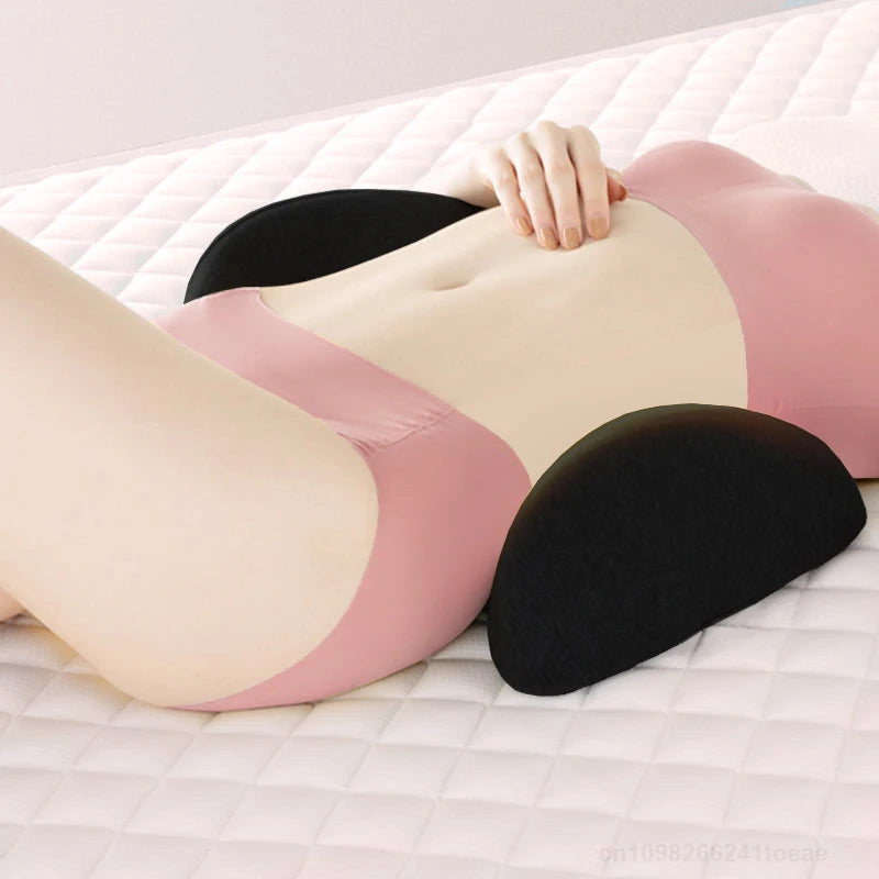 Ergonomic Memory Foam Lumbar Support Pillow for Sleep & Back Pain - 12