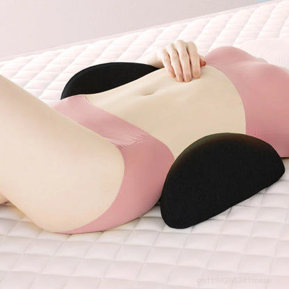 Ergonomic Memory Foam Lumbar Support Pillow for Sleep & Back Pain
